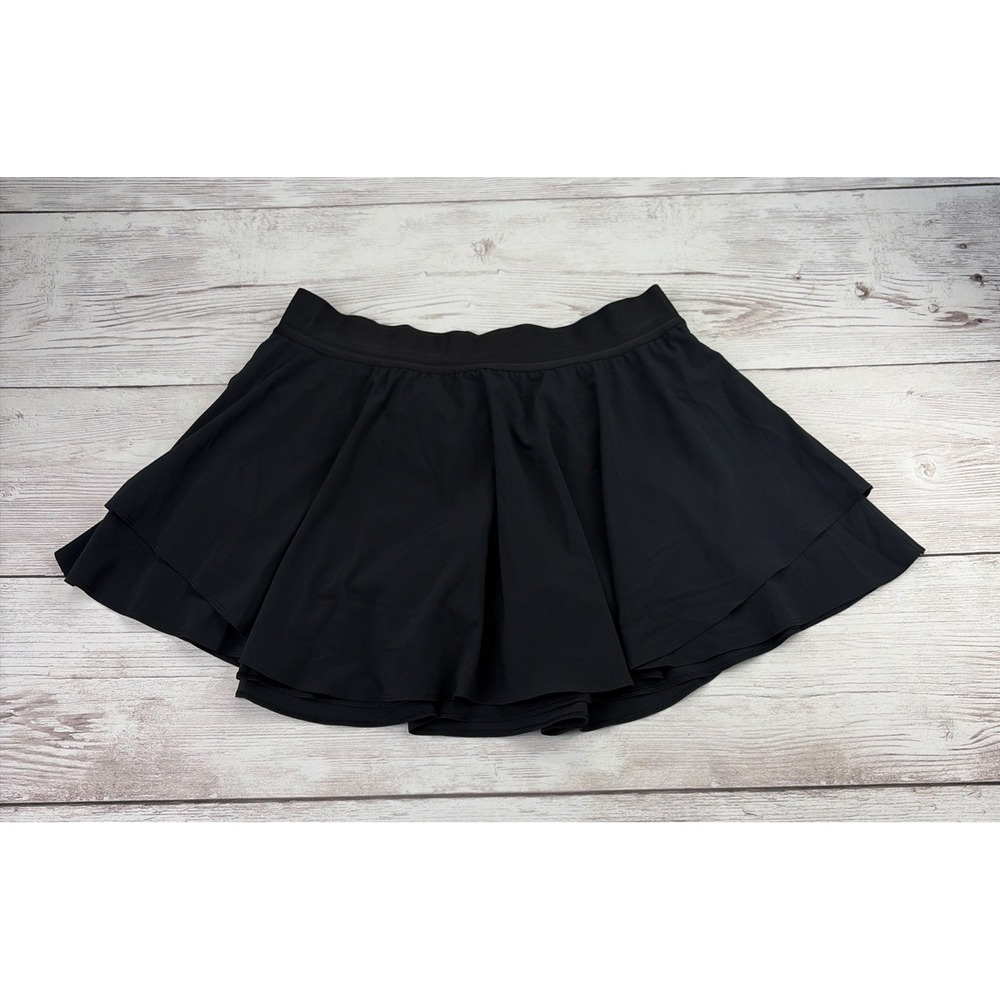 Lululemon Women's 14 Tall Pace Rival Skort 4 Way Stretch Black Tennis Atheletic